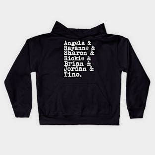 My so called life list of names Kids Hoodie